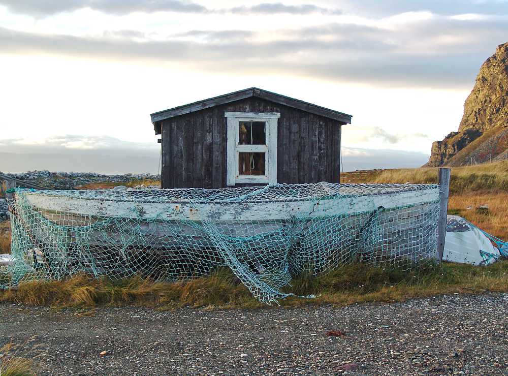 Fischerhütte bei Store Molvik im Norden der Finnmark